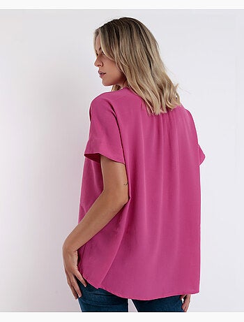 Chemise fluide à manches courtes pour femme ADMAS