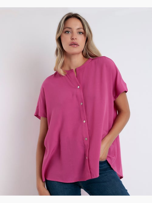 Chemise fluide à manches courtes pour femme ADMAS - Kiabi Chemise fluide à manches courtes pour femme ADMAS - Kiabi