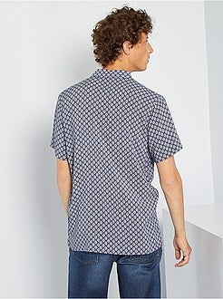 Chemise manches courtes à carreaux BM - Homme Chemise manches courtes à carreaux BM - Homme