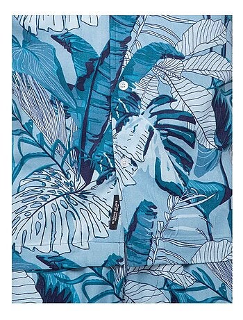 Chemise fluide manches courtes motifs DAMAULU