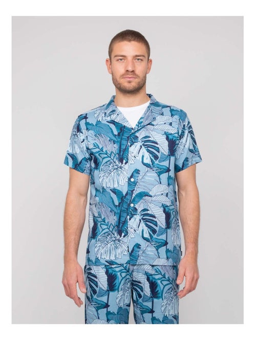 Chemise fluide manches courtes motifs DAMAULU - Kiabi