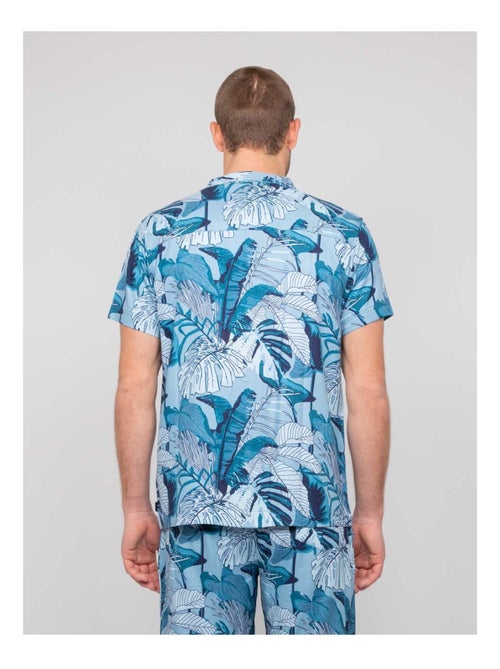 Chemise fluide manches courtes motifs DAMAULU - Kiabi