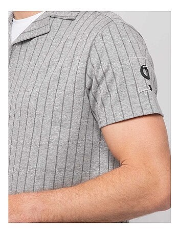 Chemise fluide manches courtes rayures DONGWANJI