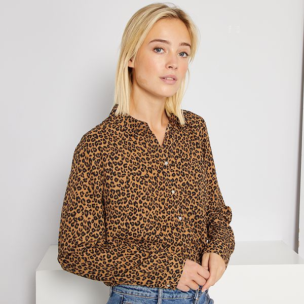 chemise leopard