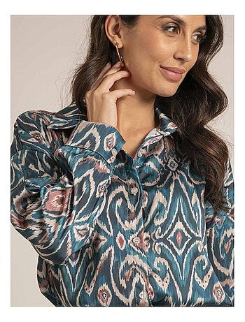 Chemise fluide motifs OTILIE
