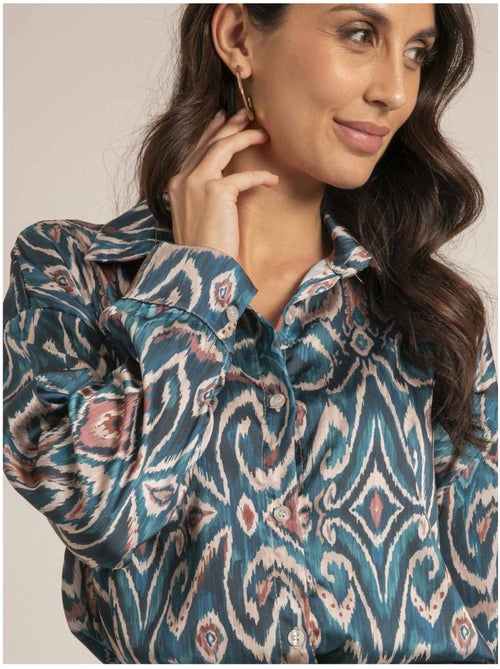 Chemise fluide motifs OTILIE - Kiabi