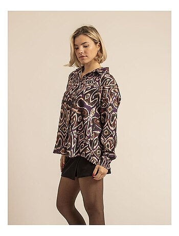 Chemise fluide motifs OTILIE