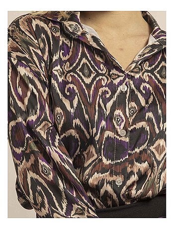 Chemise fluide motifs OTILIE