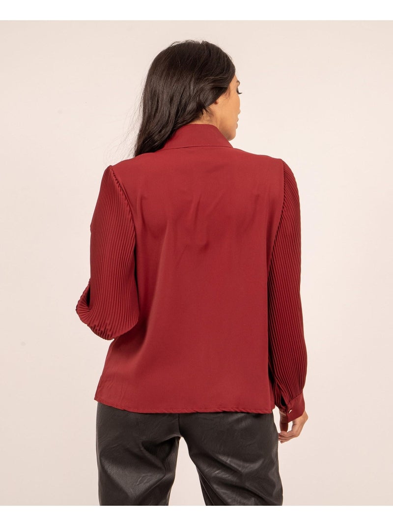 Chemise fluide ORFEO Bordeaux - Kiabi