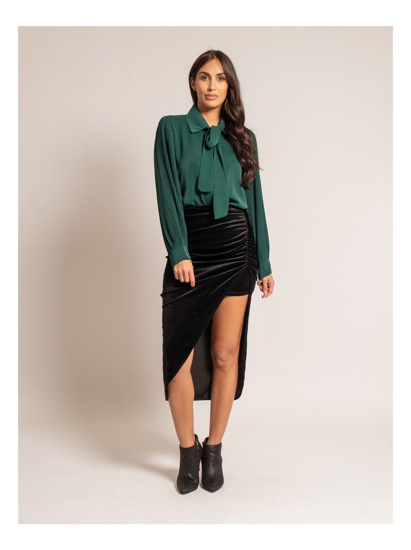 Chemise fluide ORFEO Vert forêt - Kiabi