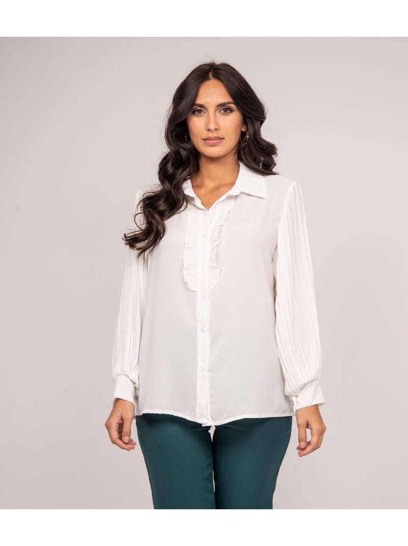 Chemise fluide ORVAL Blanc - Kiabi
