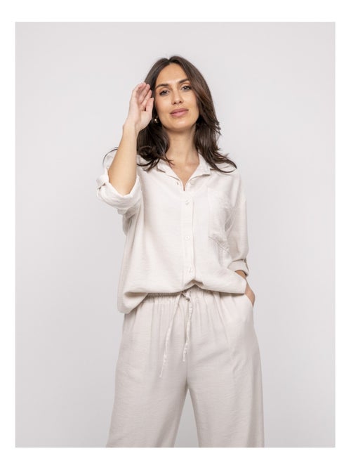Chemise fluide oversize ORTENE - Kiabi