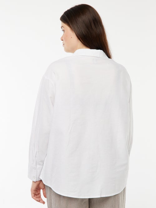 Chemise fluide oxford - Kiabi
