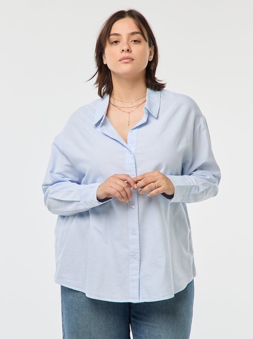 Chemise fluide oxford - Kiabi