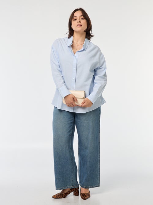 Chemise fluide oxford - Kiabi