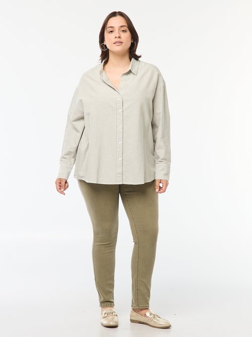 Chemise fluide oxford - Kiabi