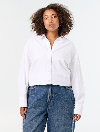 Chemise fluide oxford unie