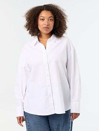 Chemise fluide oxford unie