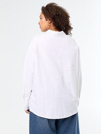 Chemise fluide oxford unie