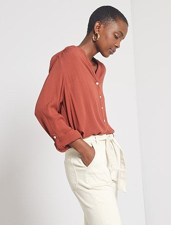 Chemise fluide rayée