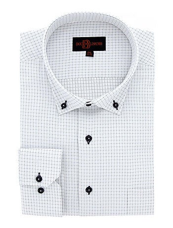 Chemise forte taille tissus premium à carreaux CLASSO