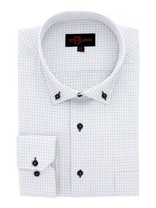 Chemise forte taille tissus premium à carreaux CLASSO - Kiabi