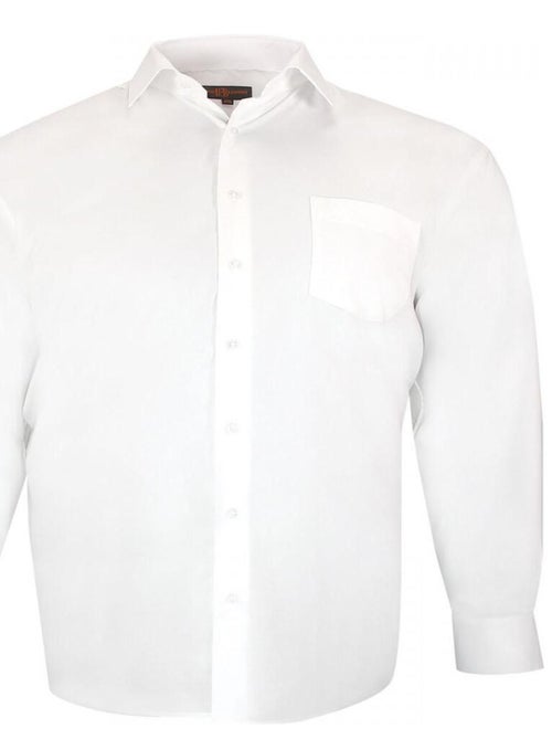 Chemise forte taille unie LISIO - Kiabi