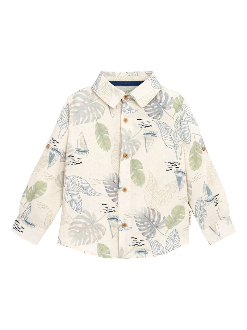 Chemise garçon Biarritz Ecru - Kiabi