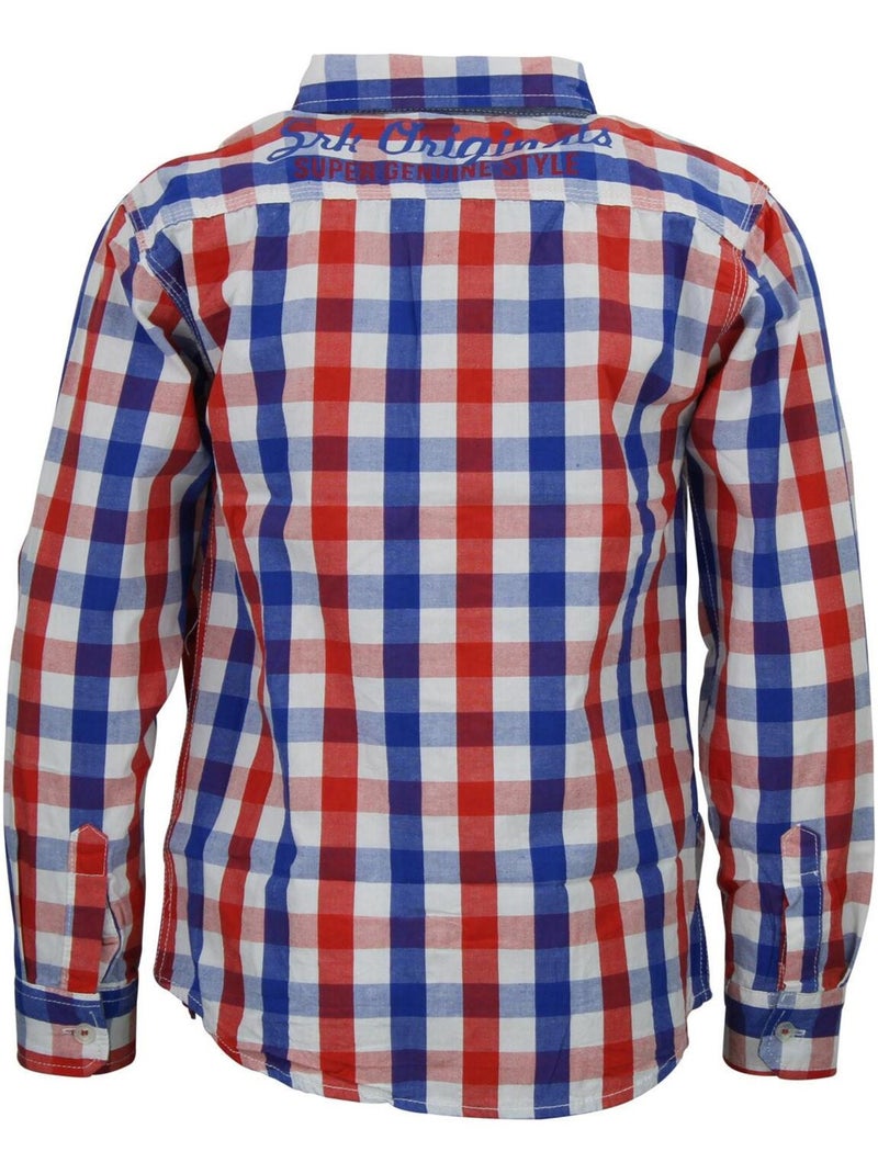 Chemise garçon ECARMY - SRK Bleu nuit - Kiabi