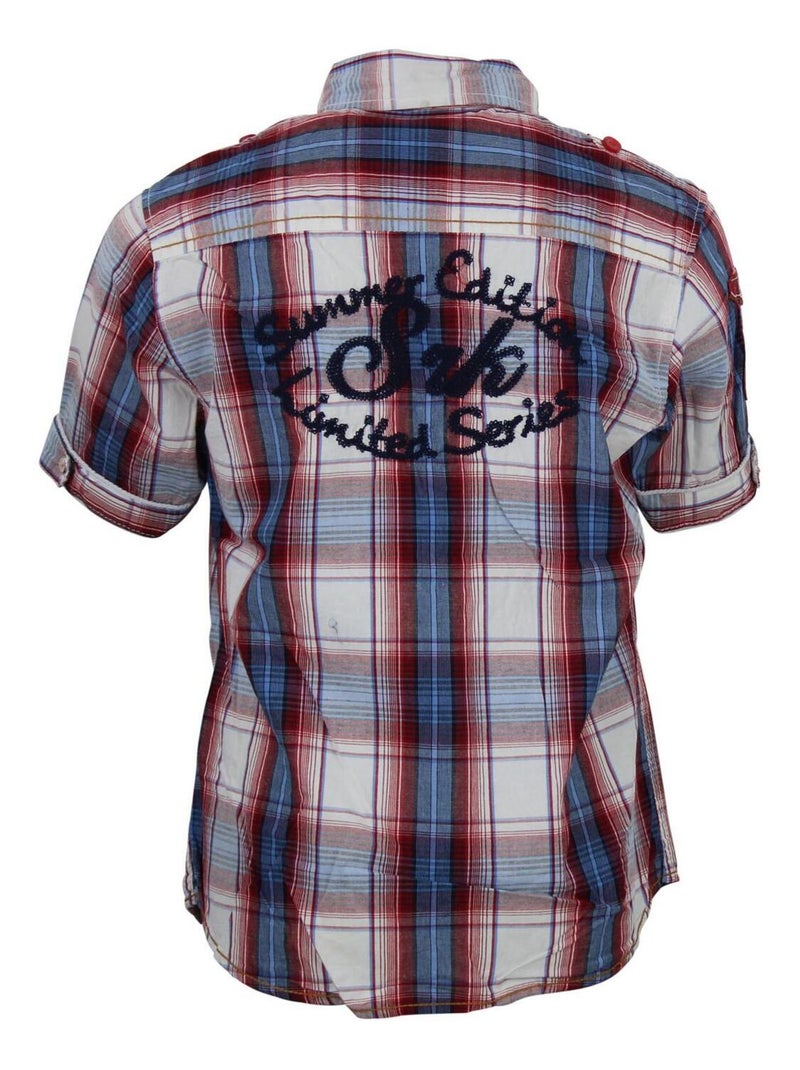 Chemise garçon ECAROBO - SRK Rouge - Kiabi