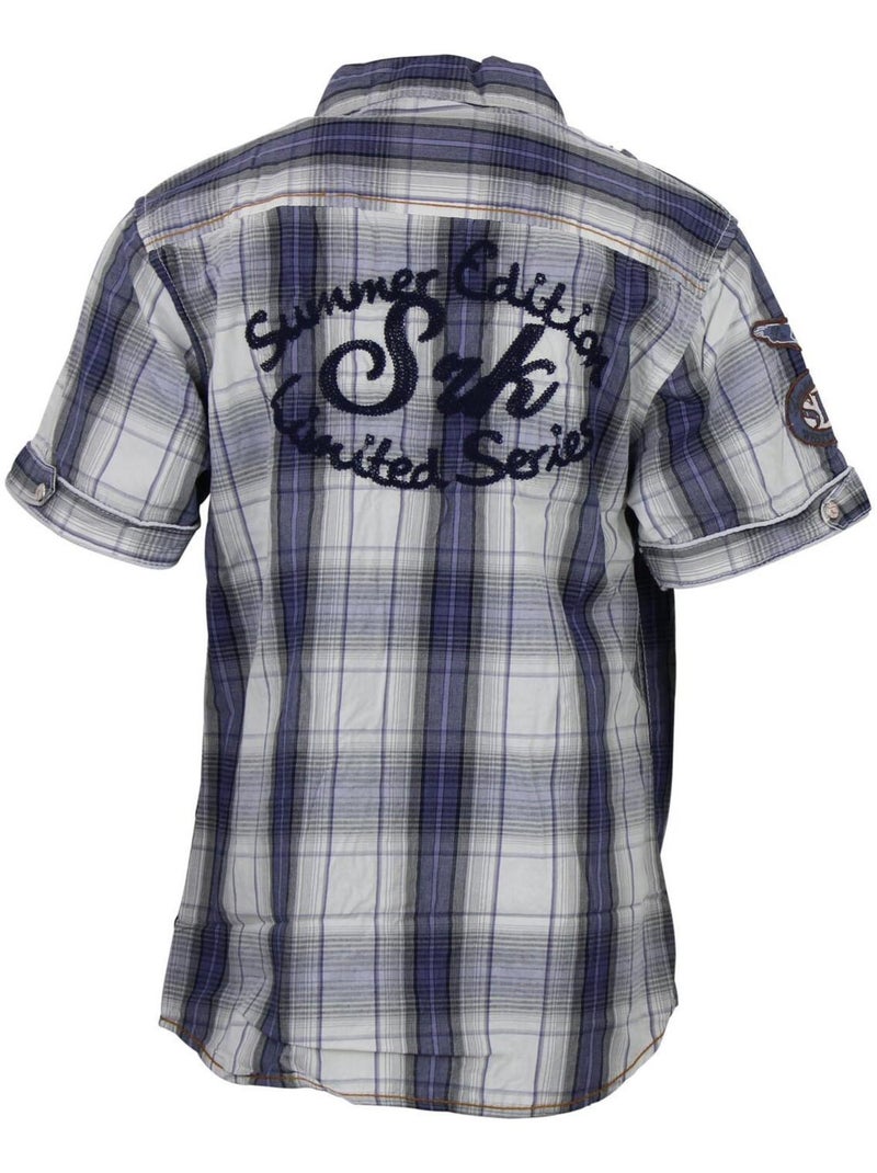 Chemise garçon ECAROBO - SRK Violet - Kiabi