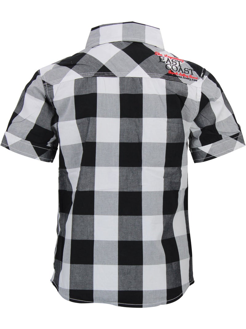 Chemise garçon ECLAVIX - SRK Noir Noir - Kiabi