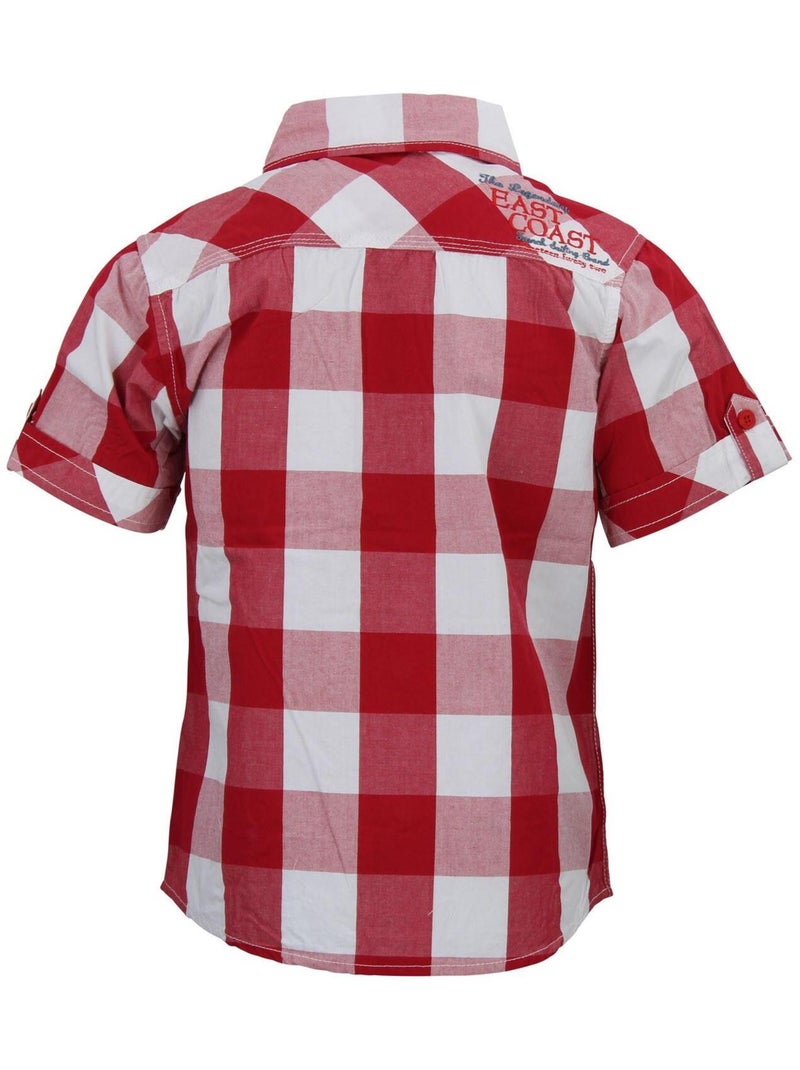 Chemise garçon ECLAVIX - SRK Rouge - Kiabi