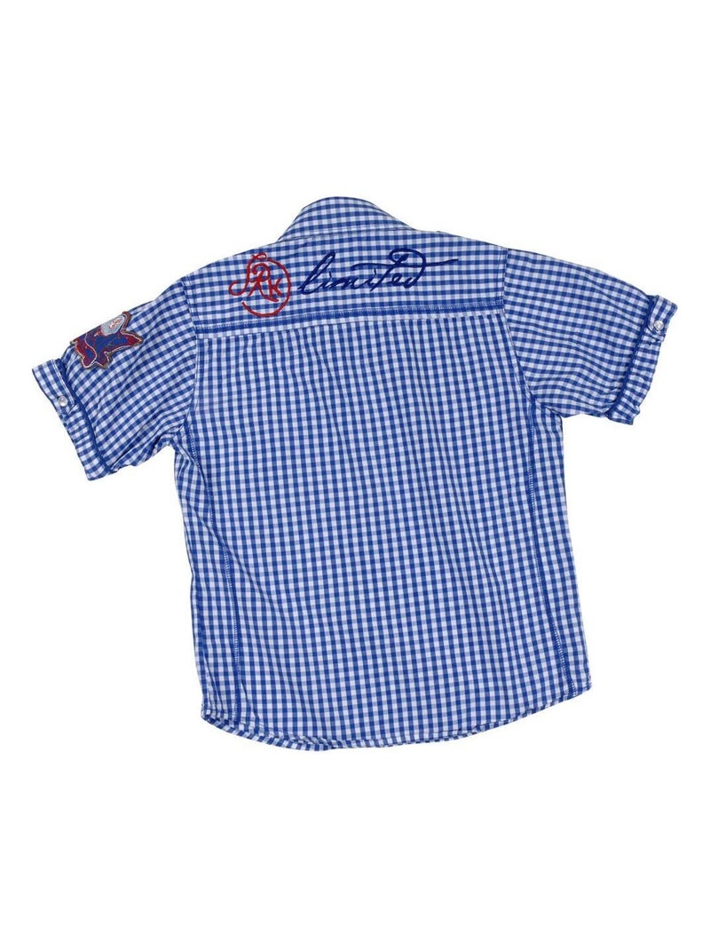 Chemise garçon ECOTINE - SRK Blanc Bleu - Kiabi
