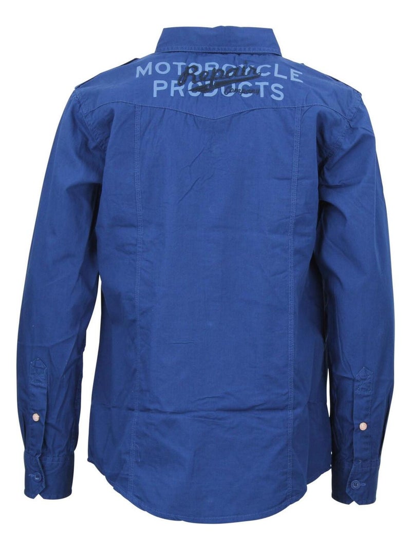 Chemise garçon ECOTRACE - SRK Bleu - Kiabi