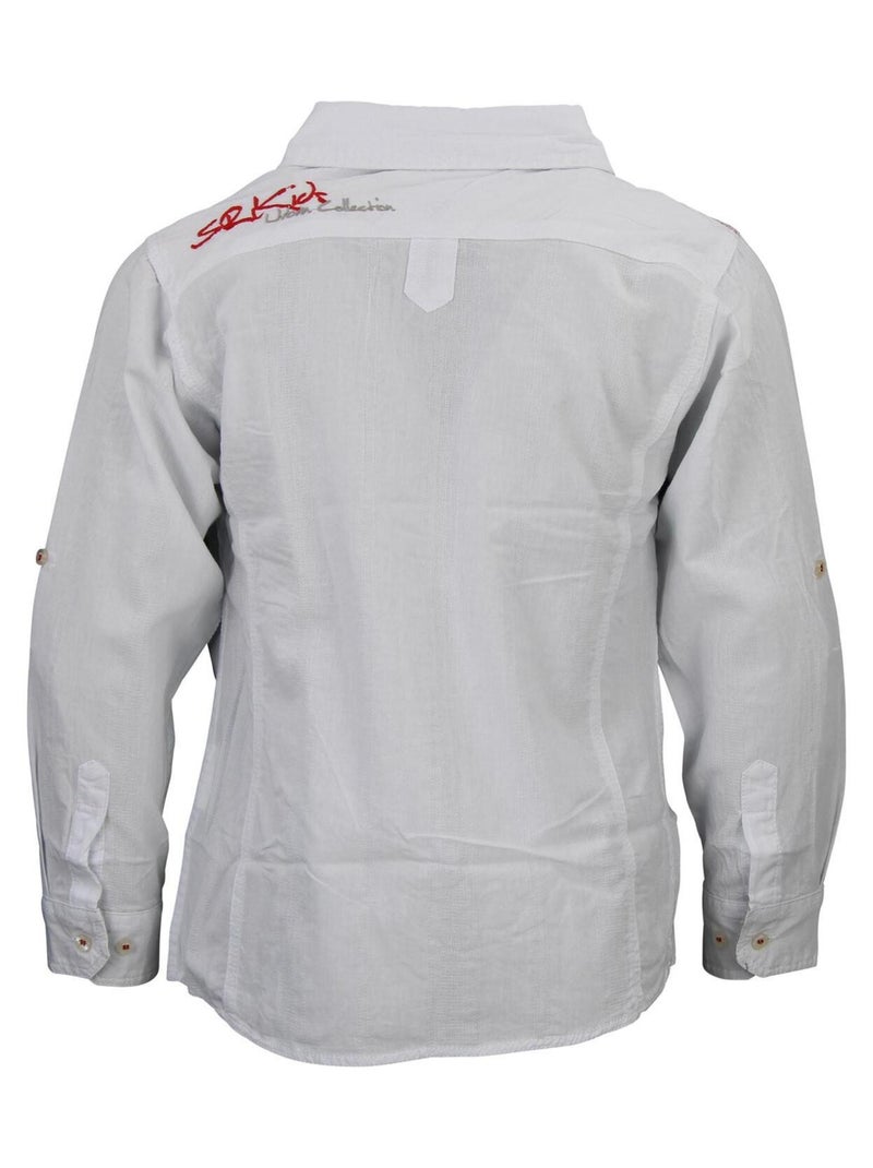 Chemise garçon ETRIMOBY - SRK Blanc - Kiabi