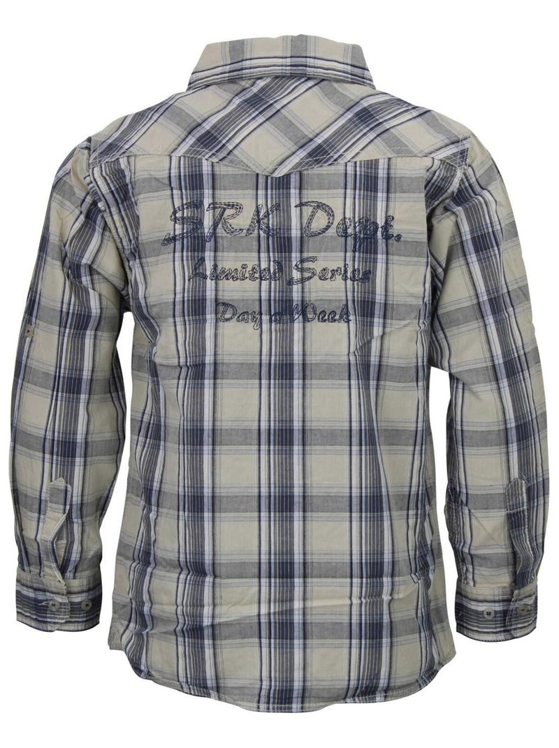 Chemise garçon EVOC - SRK Beige - Kiabi