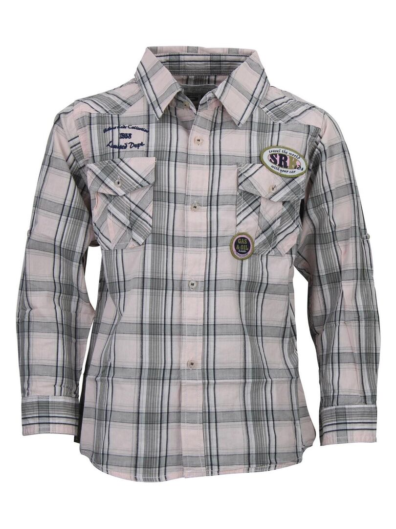 CHAPS Chemise boutonnée à manches longues pour garçon
