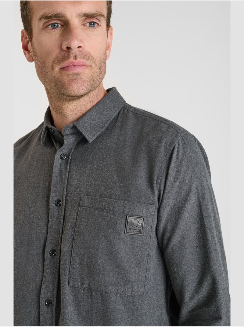Chemise GASTEL 'Le Temps Des Cerises' Gris - Kiabi