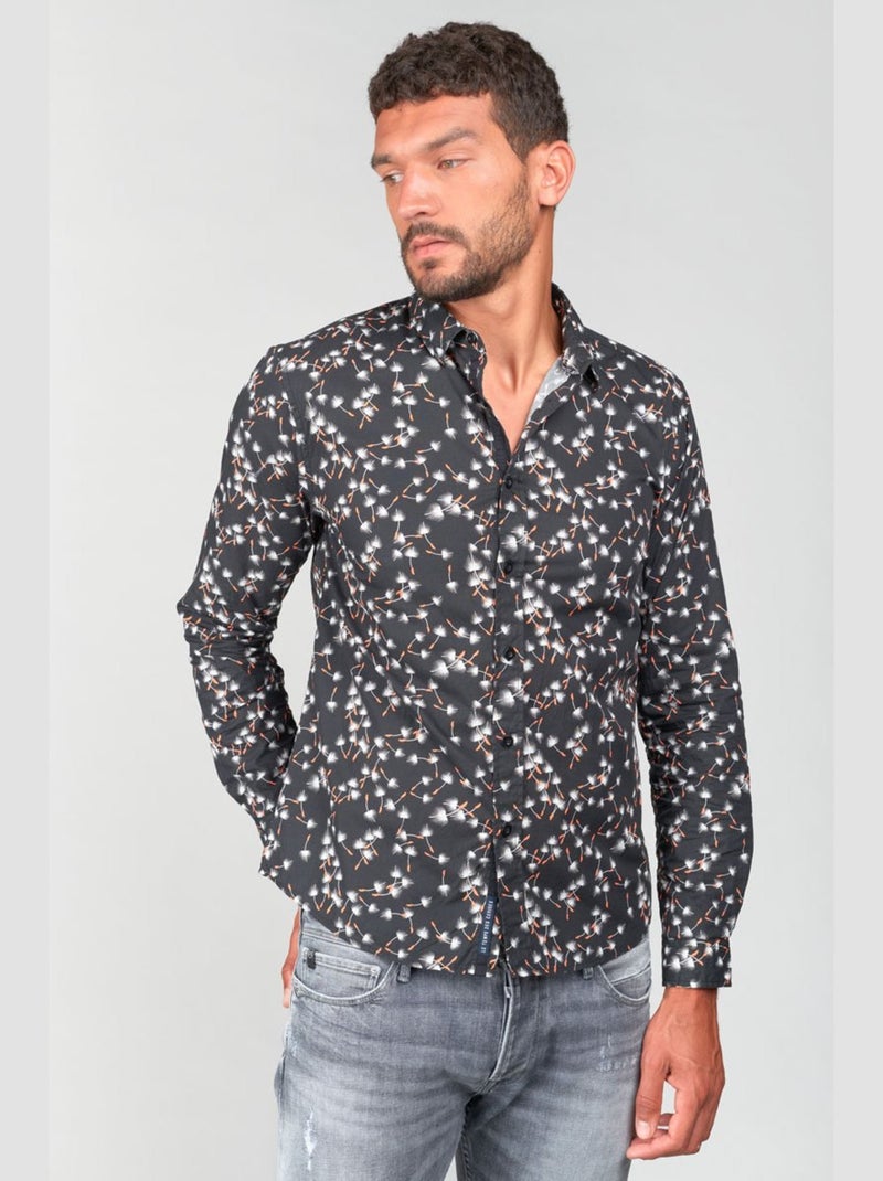 Chemise GEBAS 'Le Temps Des Cerises' Noir - Kiabi