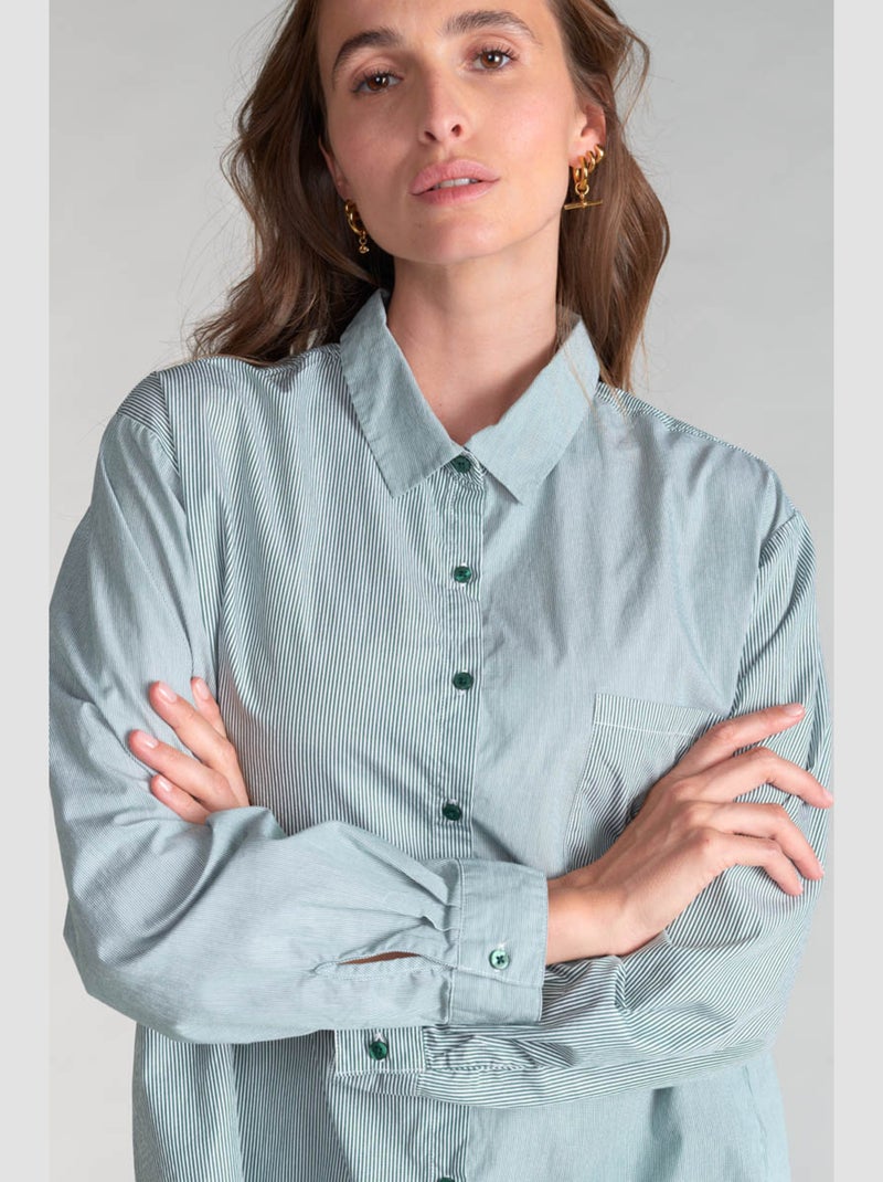 Chemise GINAGI 'Le Temps Des Cerises' Vert - Kiabi