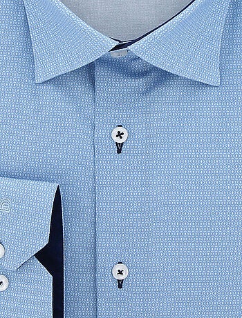 Chemise grande taille à tissu imprimé NOTOBLU