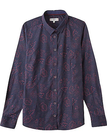 CHEMISE GRAPHIC FLOWERS