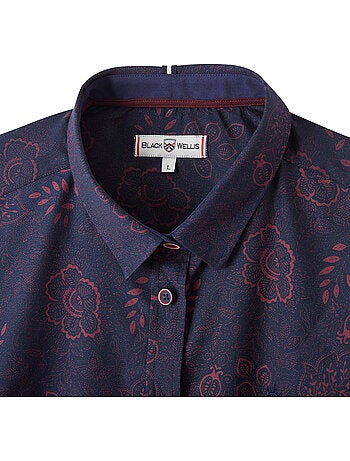 CHEMISE GRAPHIC FLOWERS
