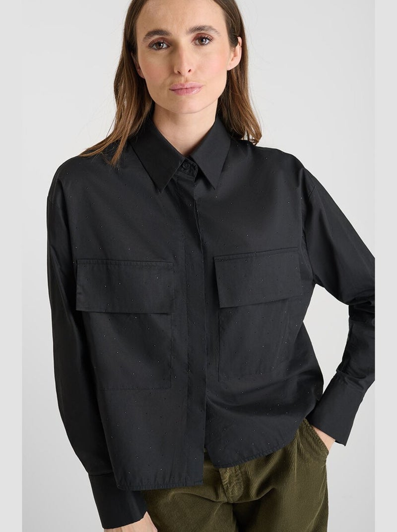 Chemise GULLIN 'Le Temps Des Cerises' Noir - Kiabi