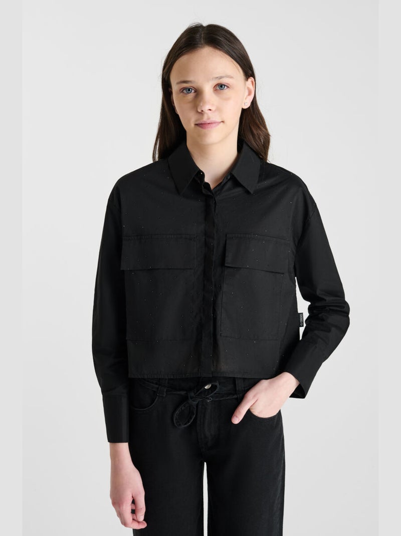 Chemise GULLINGI 'Le Temps Des Cerises' Noir - Kiabi