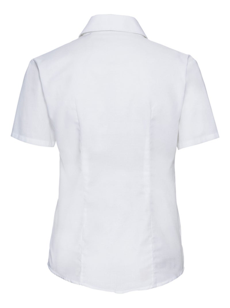 Chemise habillée manches courtes classic - russell collection Blanc - Kiabi