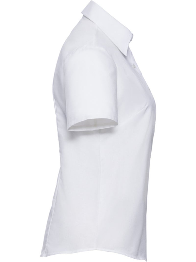 Chemise habillée manches courtes classic - russell collection Blanc - Kiabi