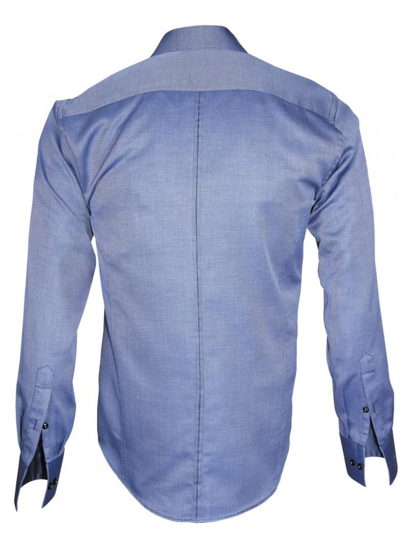 Chemise haut de gamme BIAGI Bleu - Kiabi
