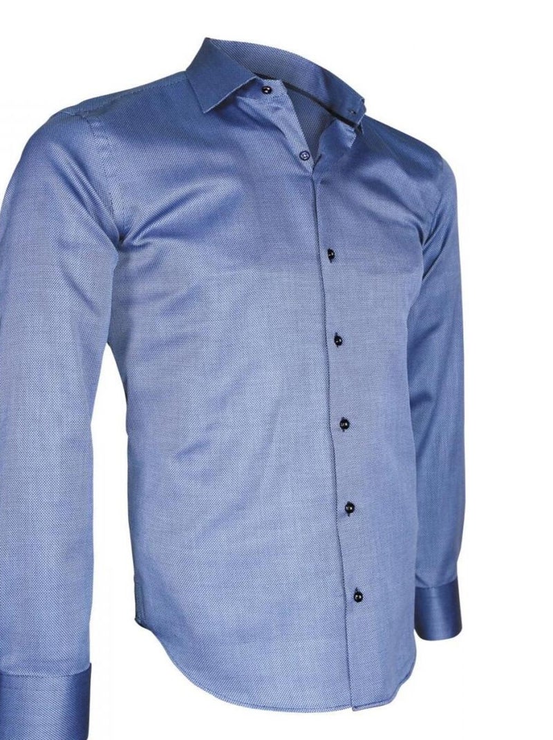 Chemise haut de gamme BIAGI Bleu - Kiabi